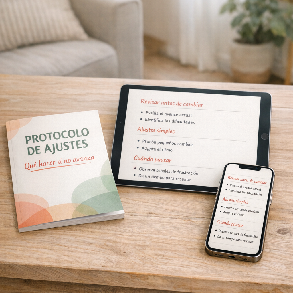 Protocolo de Ajustes - Qué hacer si no avanza