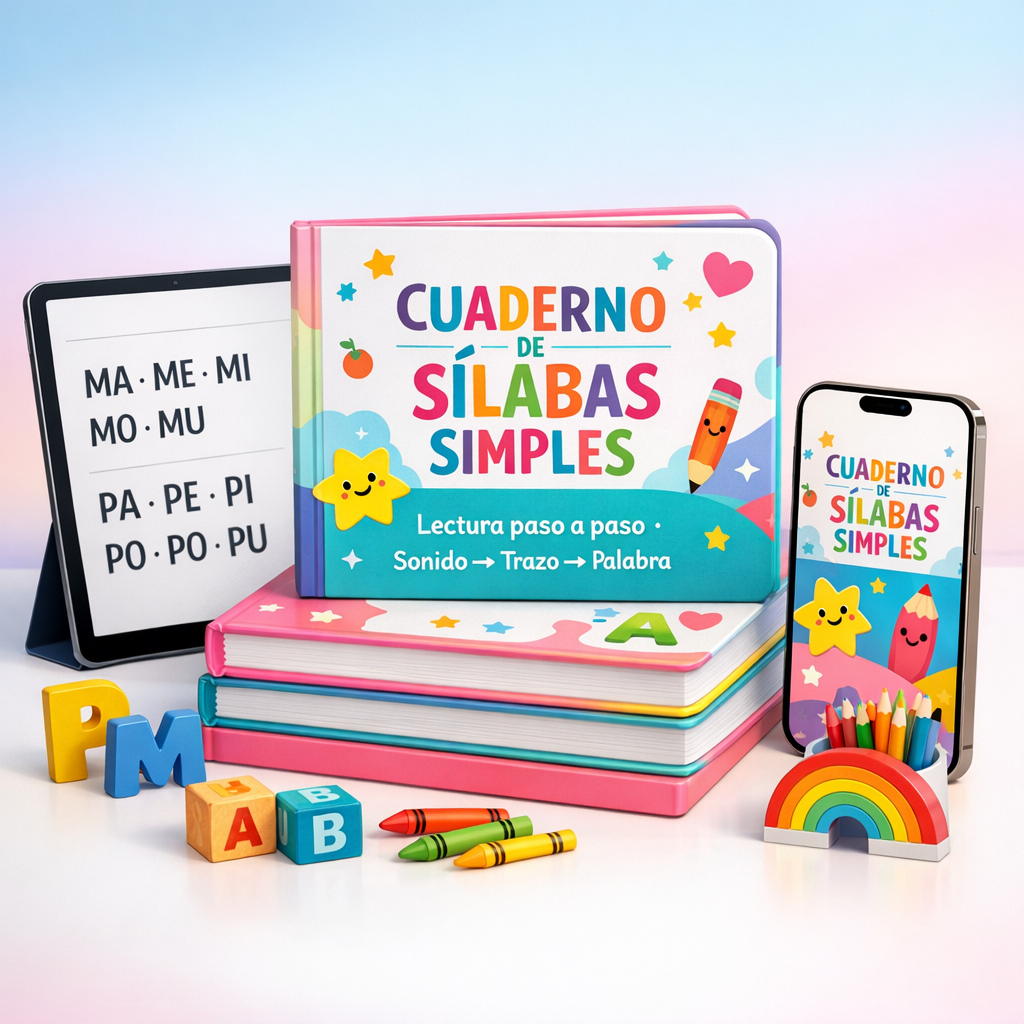 Cuaderno de Sílabas Simples
